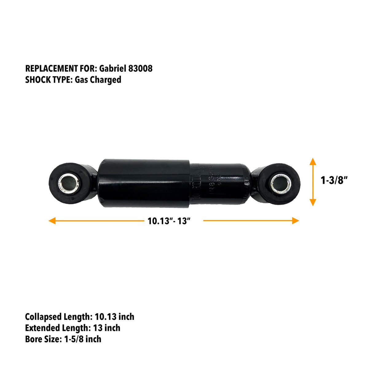 Heavy Duty Cabin Shock for Peterbilt 357–389 | Replacement Gabriel 83008