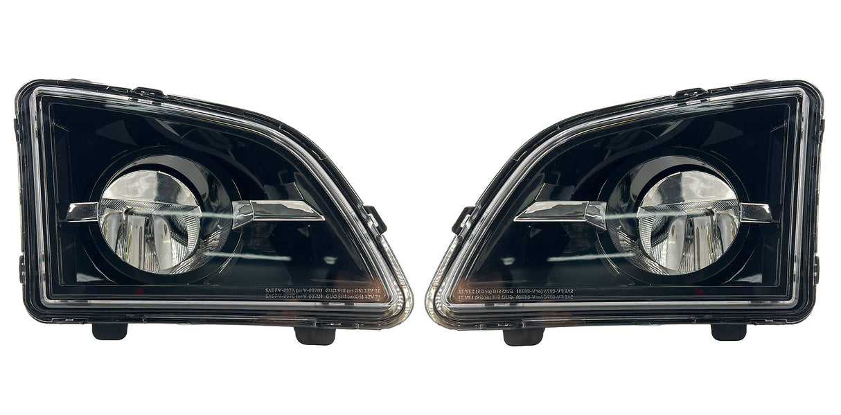 Pare-chocs latéraux d'angle avec phares antibrouillard pour Volvo VNL 2018-2024 | Remplacement Volvo 82775826 82775828 | Paire