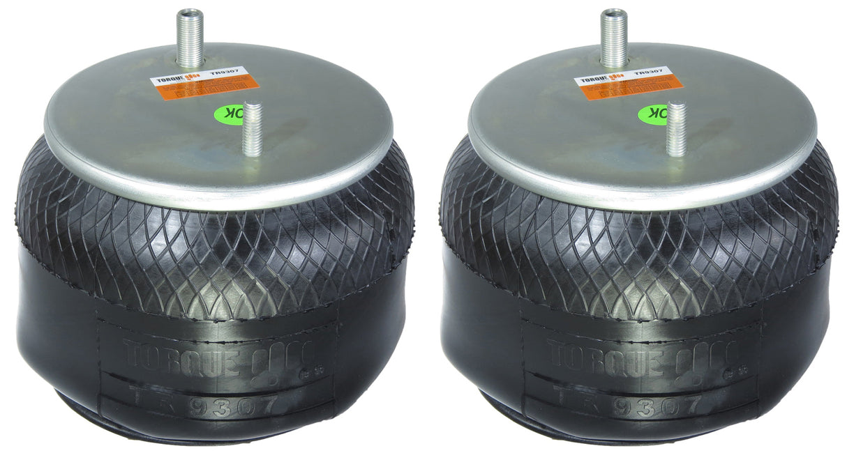 Trailer Air Spring Bag (Replaces Firestone 9307, Holland Neway 905-57-129) - 2 Pack Aftermarketus Reversible Sleeve Air Springs