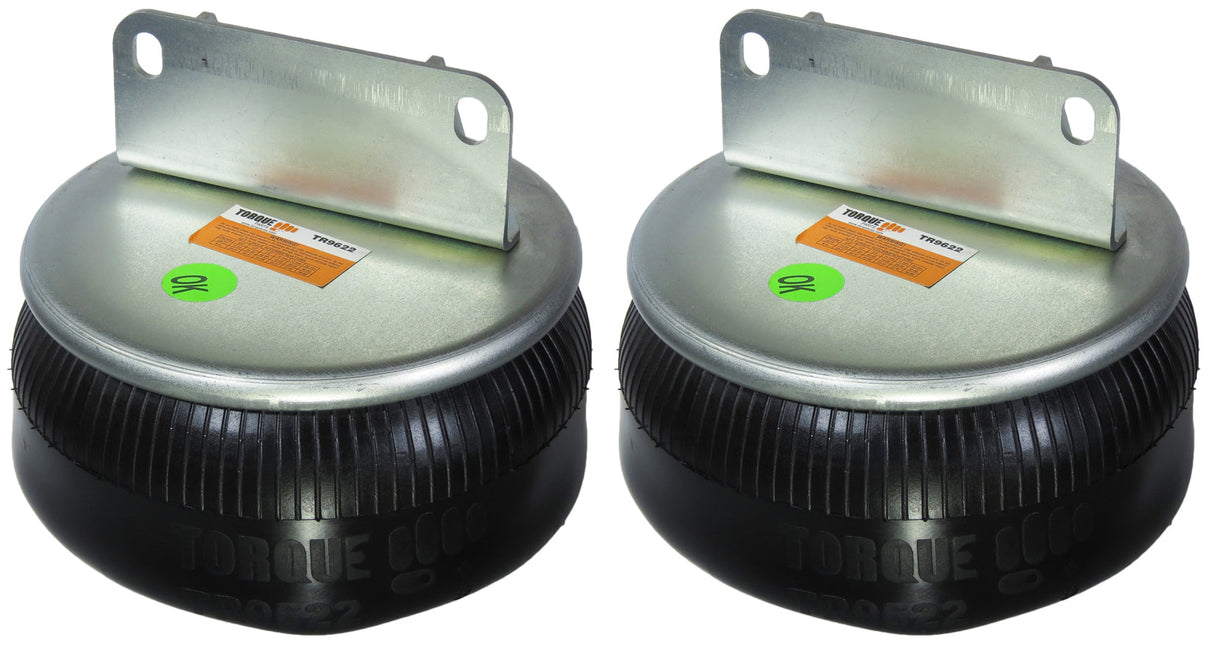 2 pack of TORQUE Air Spring Bag for Kenworth Trucks (Replaces Firestone 9622, Kenworth K303-22, Firestone W01-358-9622, Goodyear 1R11-221) (2 x TR9622) - Aftermarketus Torque Reversible Sleeve Air Springs