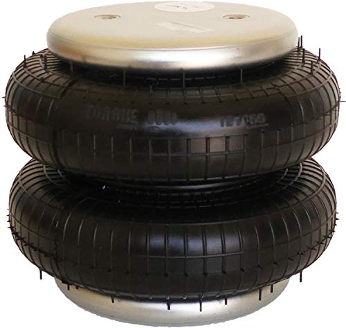 Ressort pneumatique à double convolution | Remplacement Firestone 7659 W01-358-5079 Hendrickson 5079 | Paquet de 2