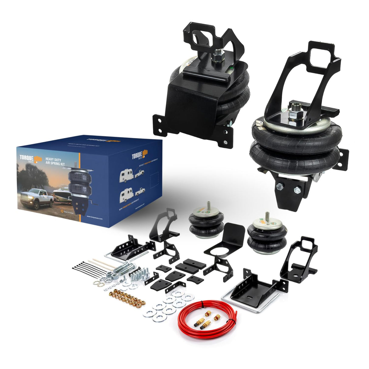 Air Spring Bag Suspension Kit (Replaces 2400 Ride-Rite) | up to 7,500 lbs Air Helper Kits for Pick-up(s)