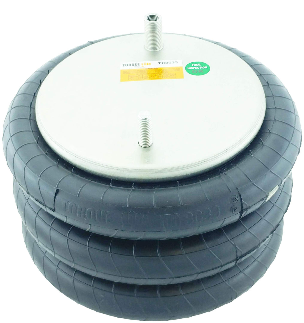 Triple Convoluted Air Spring Bag | Replacement Firestone 8033 Hendrickson C-14487 | 2 Pack