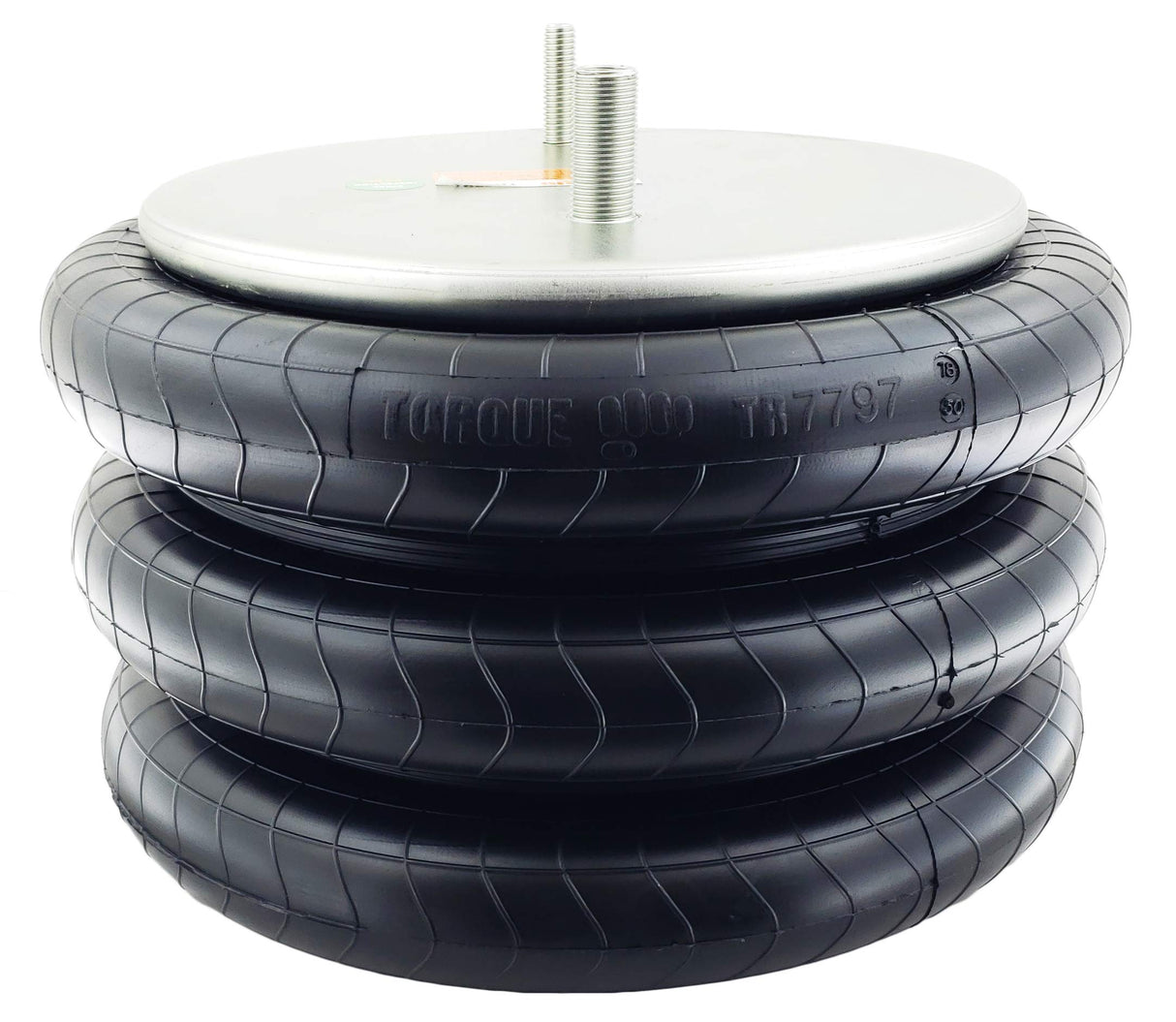 Triple Convoluted Air Spring Bag | Replacement Firestone 7797 Hendrickson 1346 | 2 Pack