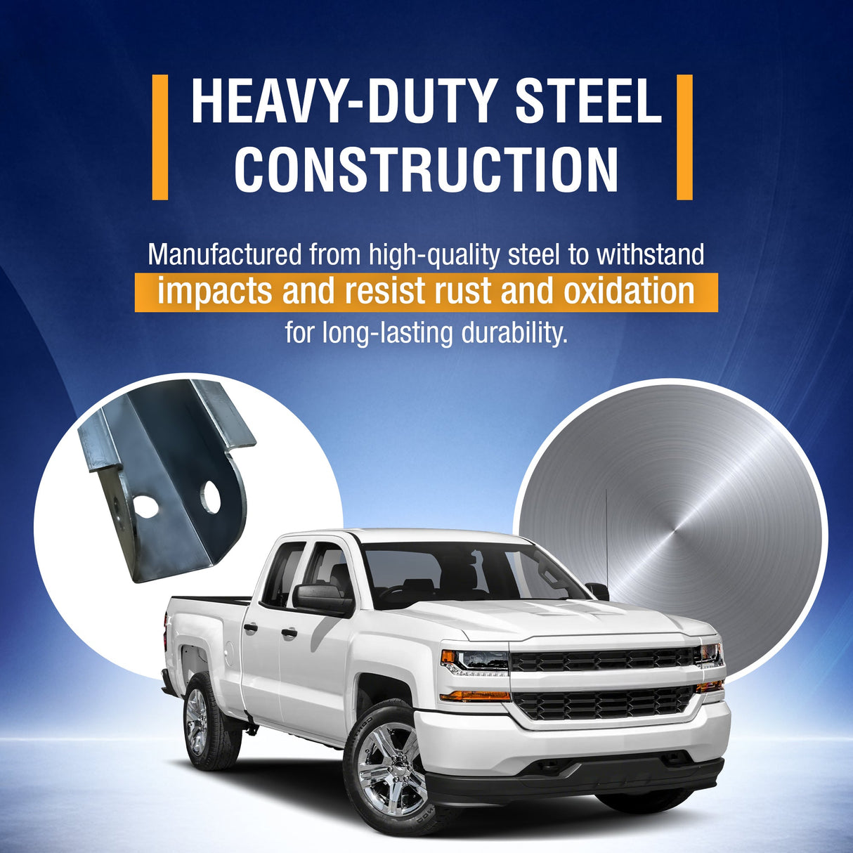 Rear Spare Tire Support Crossmember with Shock Mount for 2007вЂ-2017 Chevy Silverado GMC Sierra