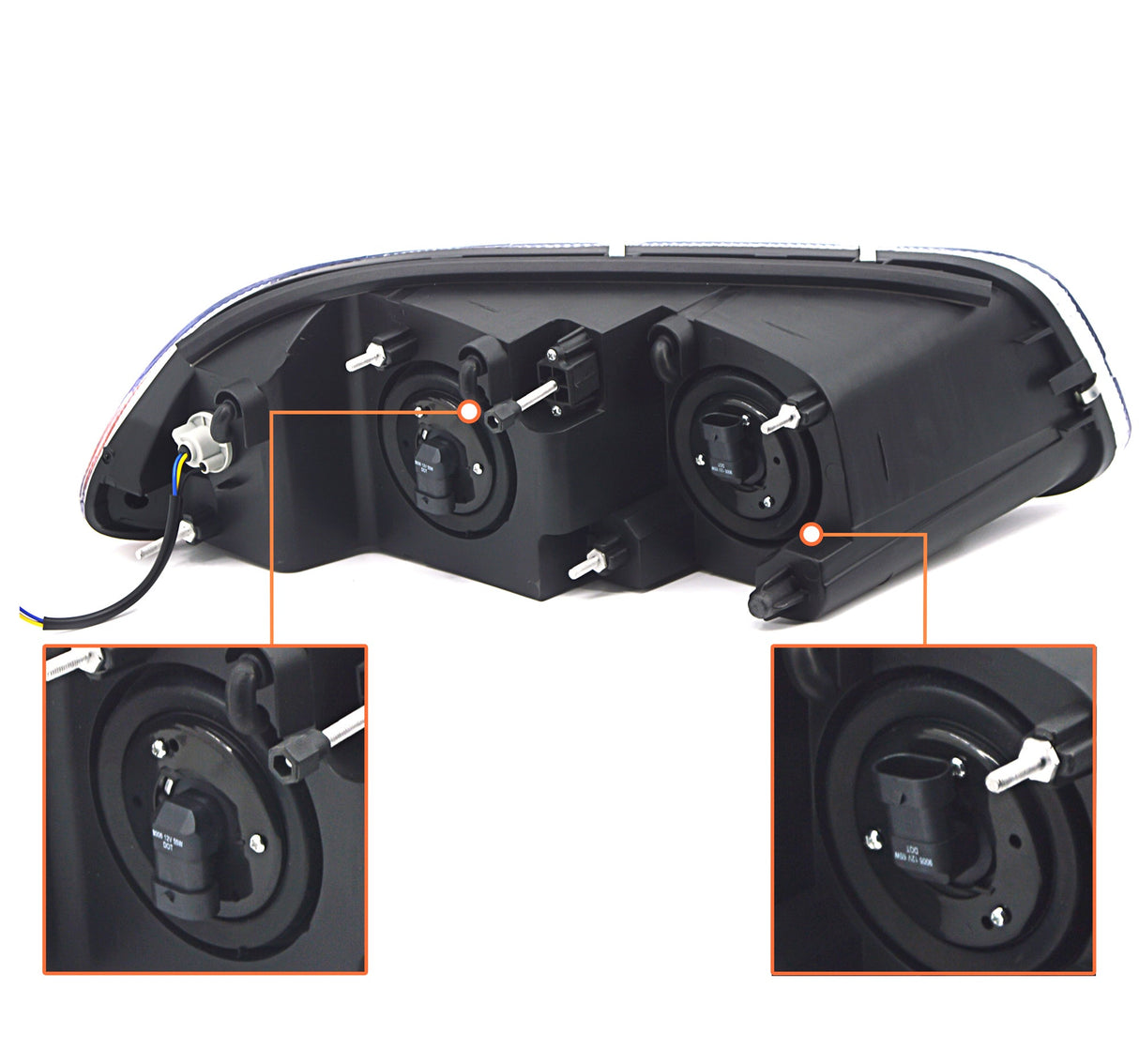 Headlight for 1998-2018 Mack Granite Pinnacle Vision | Replacement Mack 21836341 | Right Aftermarketus Headlights