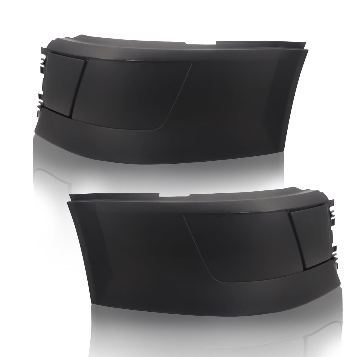 Front Bumper Set (Without Fog Light Holes) Replacement for 2004–2015 Volvo VNL Semi Trucks Aftermarketus Bumpers