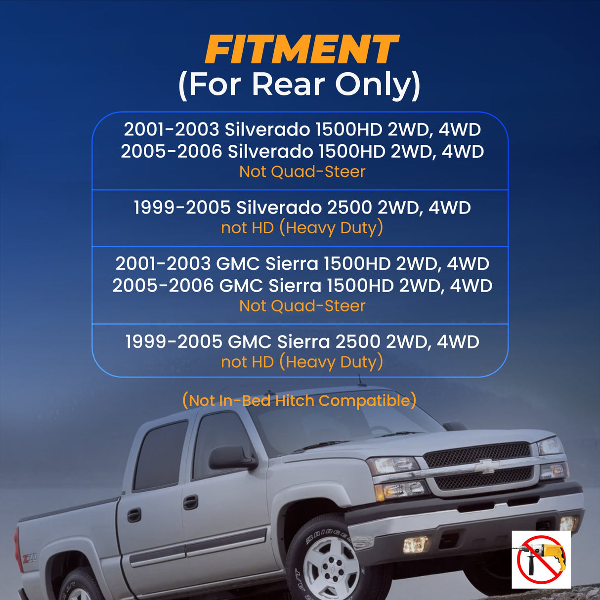 Air Spring Bag Suspension Kit for 2001-2006 Chevy Silverado 1500 Air Helper Kits for Pick-up(s)