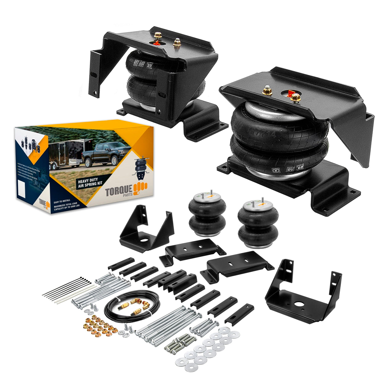 Air Suspension Kit for 1999-2025 Ford F550, 2007-2025 Ram 4500 Air Helper Kits for Pick-up(s)