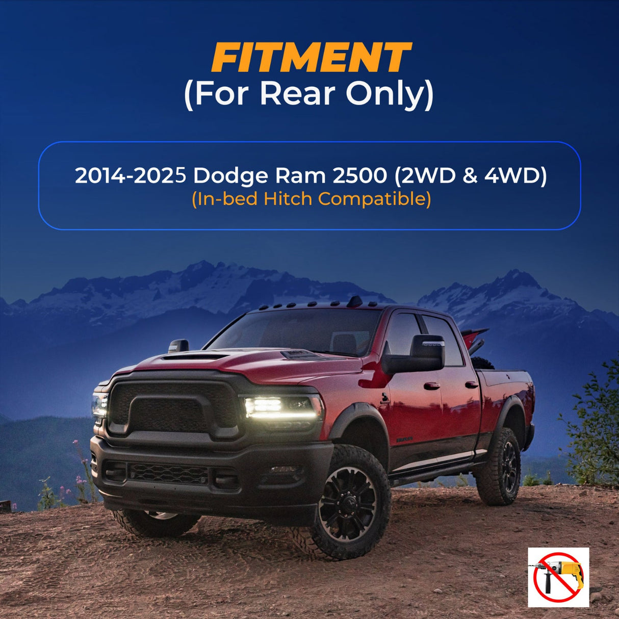 Air Bag Suspension Kit for 2014-2025 Dodge Ram 2500 2WD 4WD