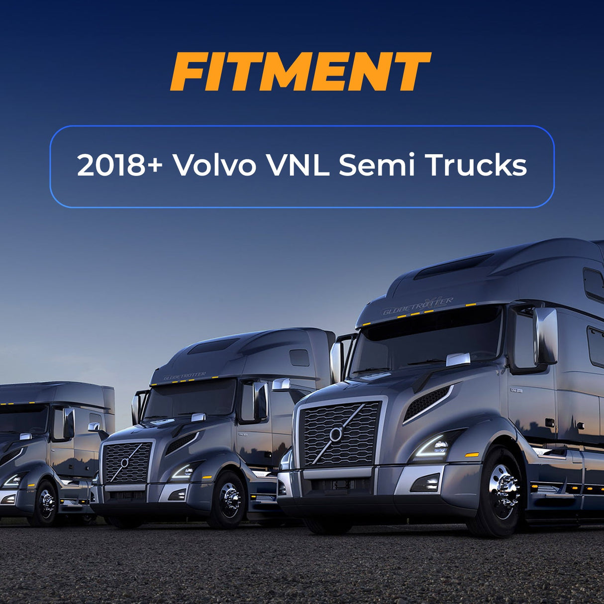 Side Corner Bumper (with Fog Light Hole) for 2018-2024 Volvo VNL | Right Aftermarketus Bumpers