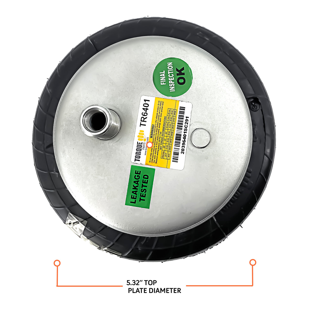 TORQUE 6401 Replacement Air Spring Bag for Firestone Kits Aftermarketus Pick Up Convoluted Air Springs