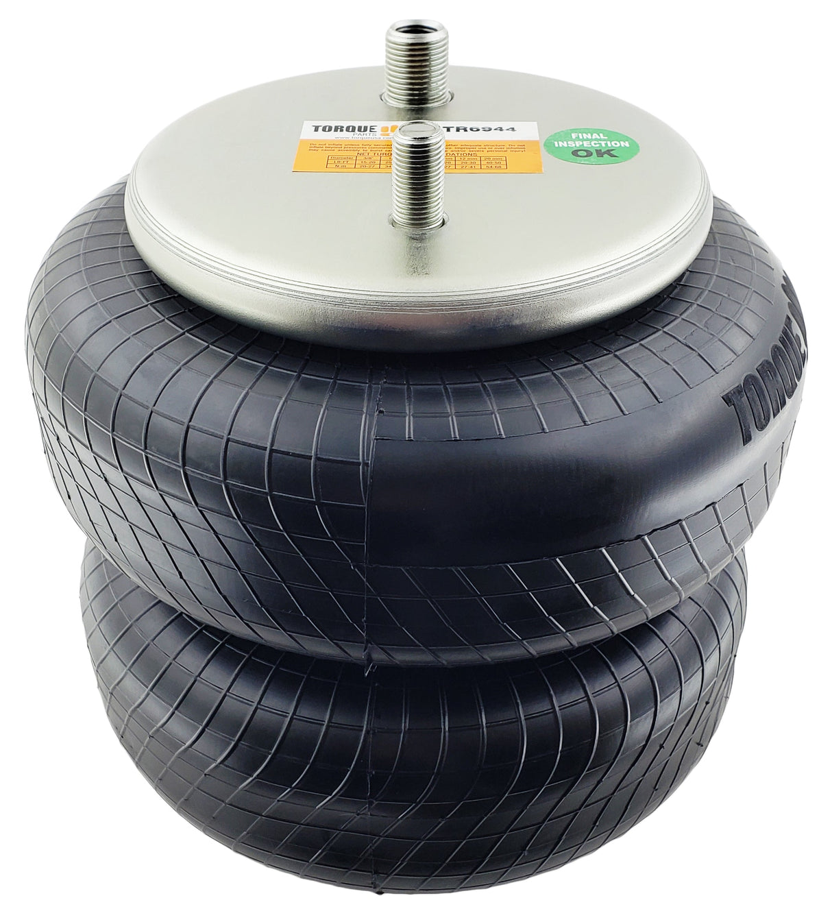 Double Convoluted Air Spring Bag (Replaces Firestone 6944, W01-358-6944, Goodyear 2B9-252) Aftermarketus Convoluted Air Springs