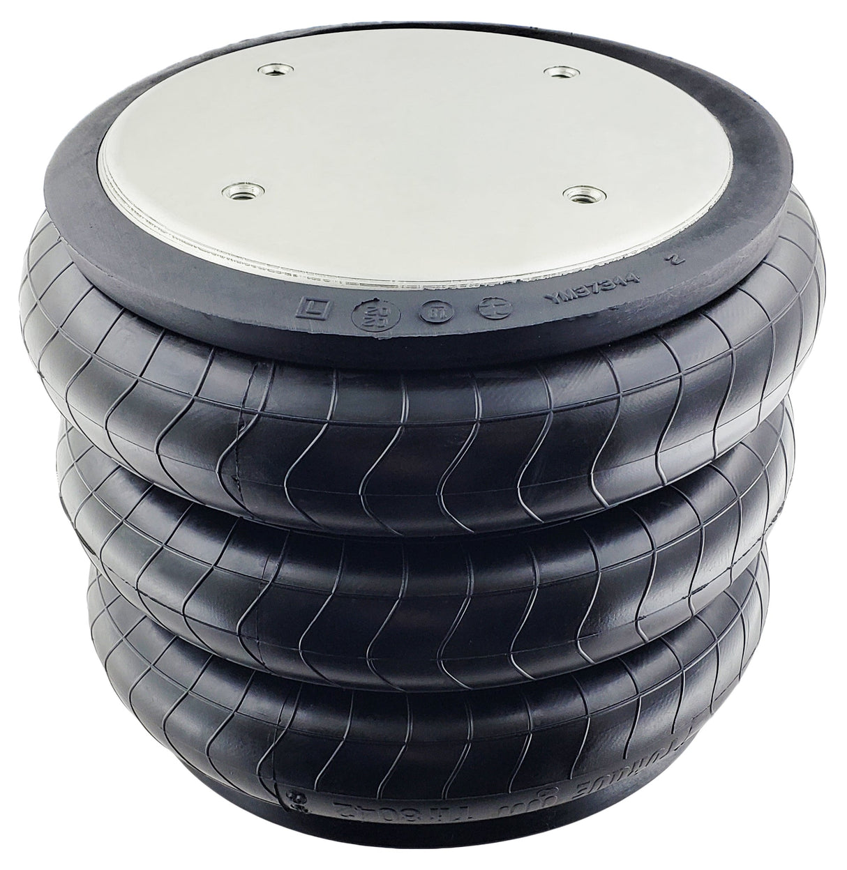 Triple Convoluted Air Spring Bag (Replaces Firestone 8042, Hendrickson 1015, SAF Holland 905-57-236) Aftermarketus Convoluted Air Springs