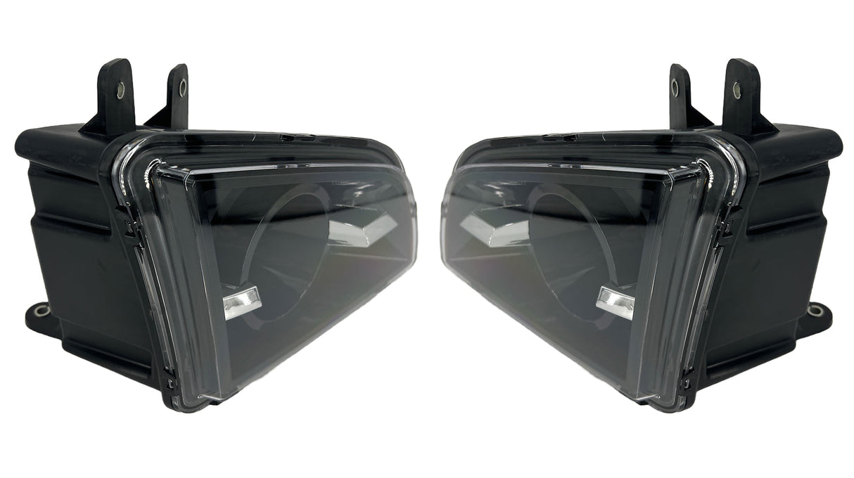 Pare-chocs latéraux d'angle avec phares antibrouillard pour Volvo VNL 2018-2024 | Remplacement Volvo 82775826 82775828 | Paire