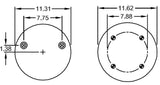 Trailer Air Spring Bag (Replaces Hendrickson S-4771, C-4771) Aftermarketus Reversible Sleeve Air Springs