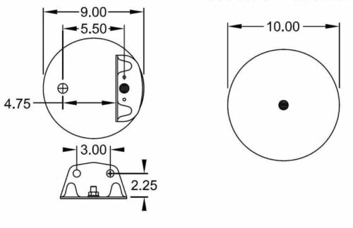 Air Spring Bag for Volvo Trucks (Replaces Firestone 8829, Volvo 20505399) - 2 Pack - Aftermarketus Torque Reversible Sleeve Air Springs
