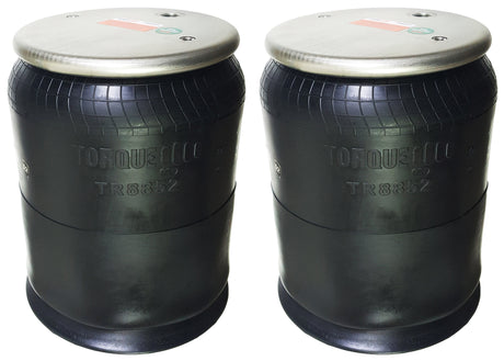 2 pack of TORQUE Air Spring Bag for Peterbilt Trukcs (Replaces Firestone 8852, Peterbilt 03-07887 (Low Air Feaf, Goodyear 1R12-568 & Firestone W01-358-8852) (2 x TR8852) - AFTERMARKETUS Torque Reversible Sleeve Air Springs
