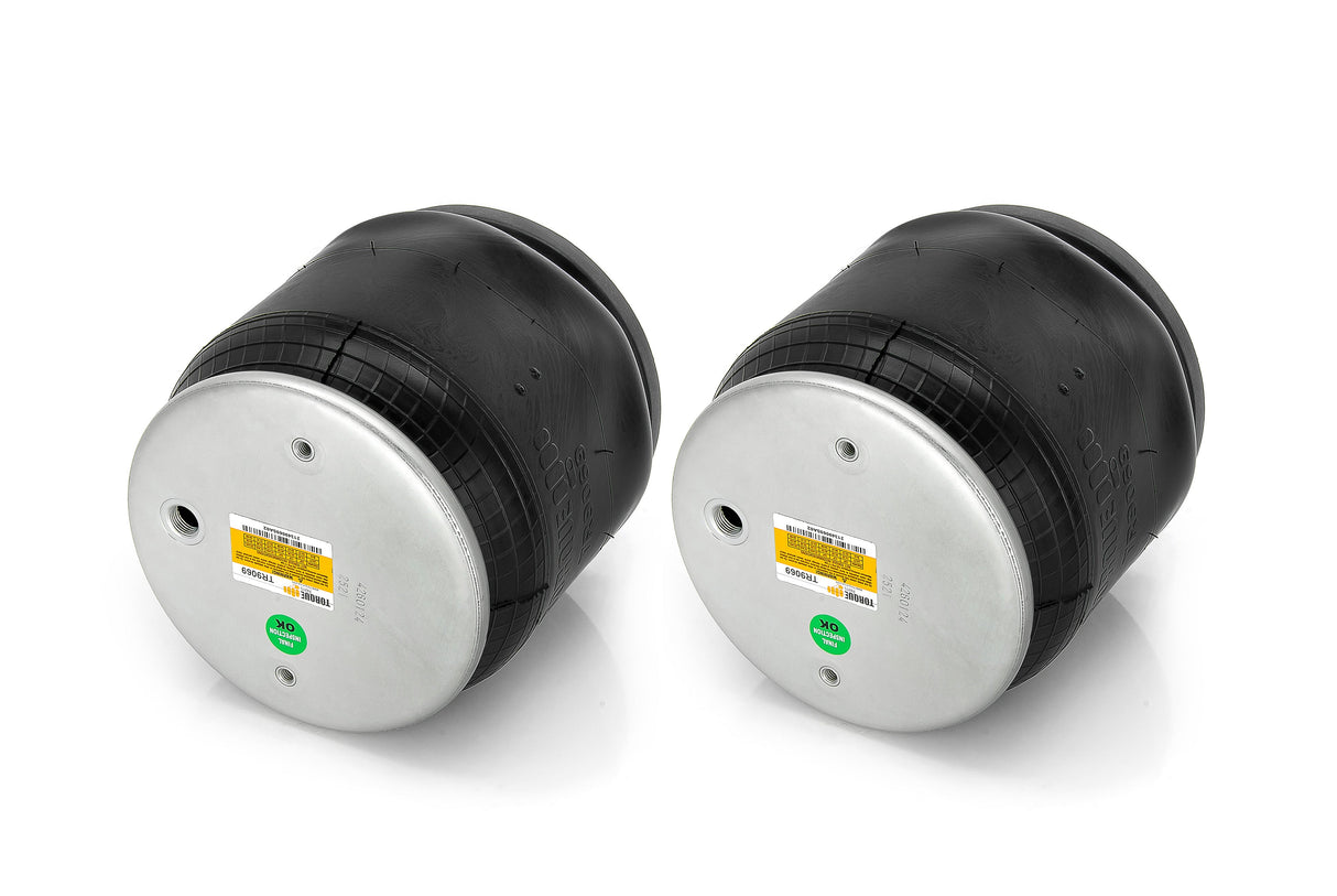Air Spring Bag for Peterbilt Trucks (Replaces Firestone 9069, 8813, Peterbilt C81-6022) - 2 Pack - Aftermarketus Torque Reversible Sleeve Air Springs