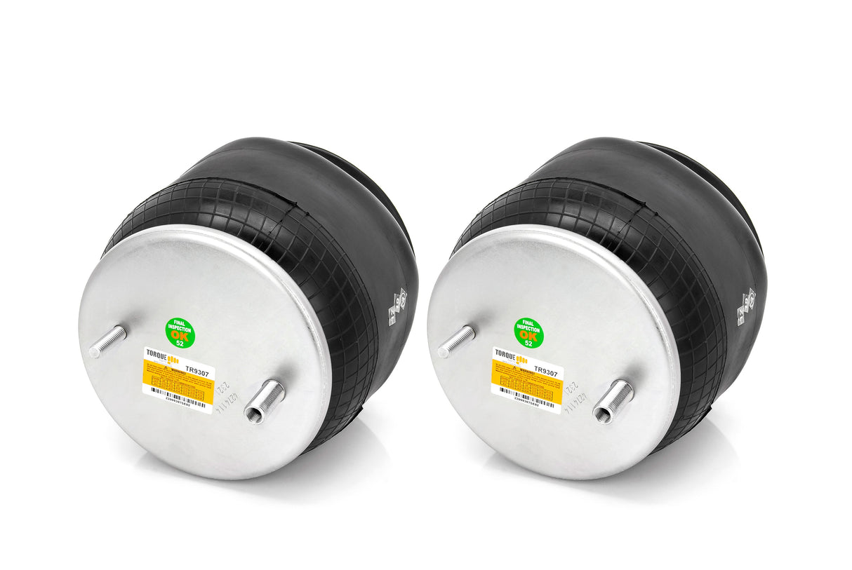 Trailer Air Spring Bag (Replaces Firestone 9307, Holland Neway 905-57-129) - 2 Pack Aftermarketus Reversible Sleeve Air Springs
