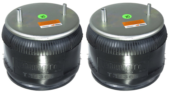 Trailer Air Spring Bag (Replaces Firestone 9366, W&C AS-0054, Holland 905-57-160) - 2 Pack Aftermarketus Reversible Sleeve Air Springs