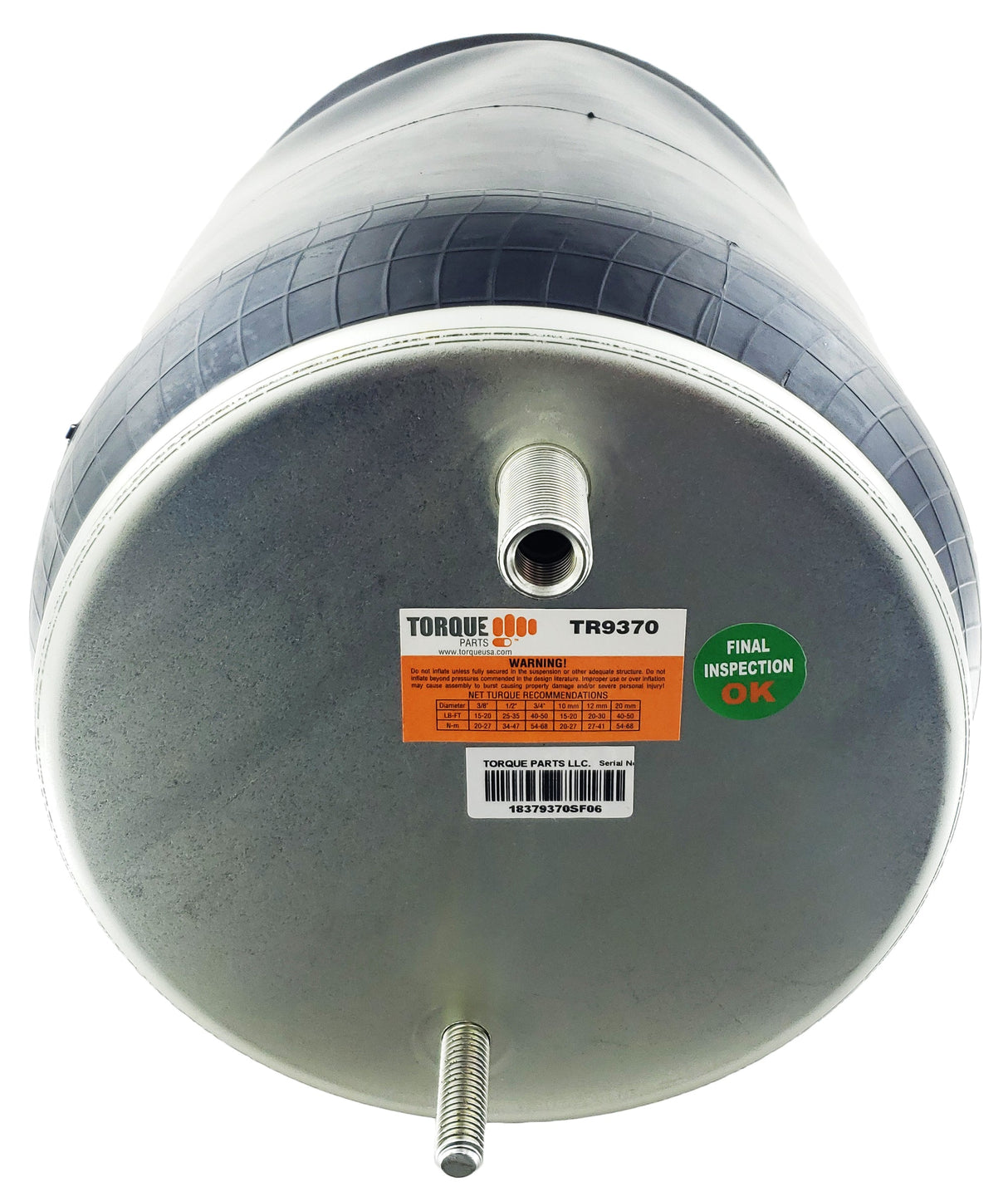 Trailer Air Spring Bag (Replaces Firestone 9370, Goodyear 1R12-440) - 2 Pack Aftermarketus Reversible Sleeve Air Springs