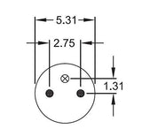 Ressort pneumatique à double convolution | Remplacement Firestone 7659 W01-358-5079 Hendrickson 5079 | Paquet de 2