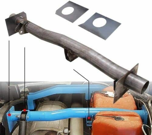 Rear and Front Upper Shock Mount Rear Fuel Tank Support Crossmembers for 1999-2006 Chevrolet Silverado
