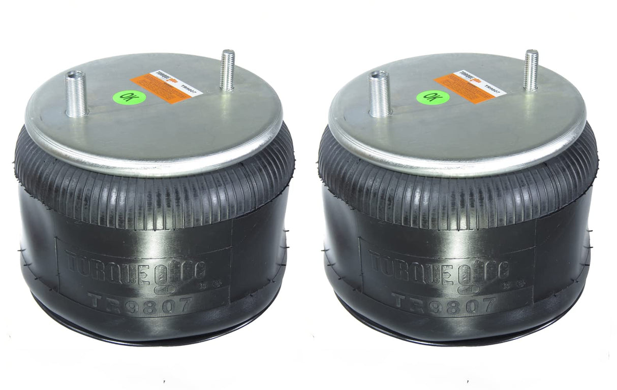Trailer Air Spring Bag | Replacement Firestone 9807, Goodyear 1R12-1047, SAF Holland 90557372 | 2 Pack