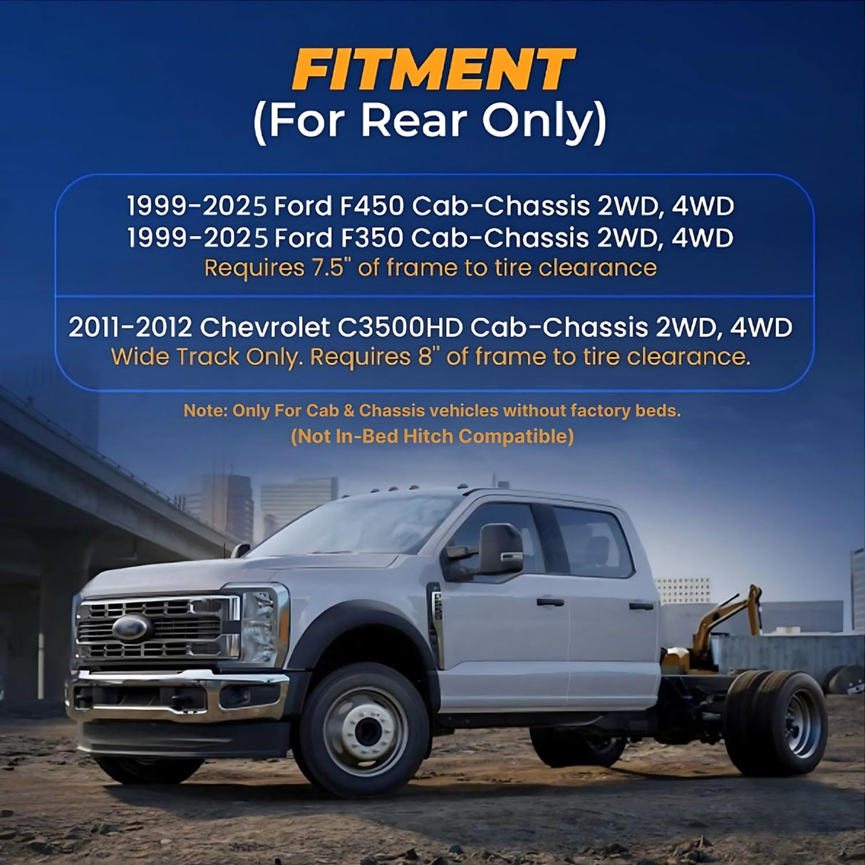 Air Bag Suspension Kit for 1999-2026 Ford F350/F450 Cab-Chassis