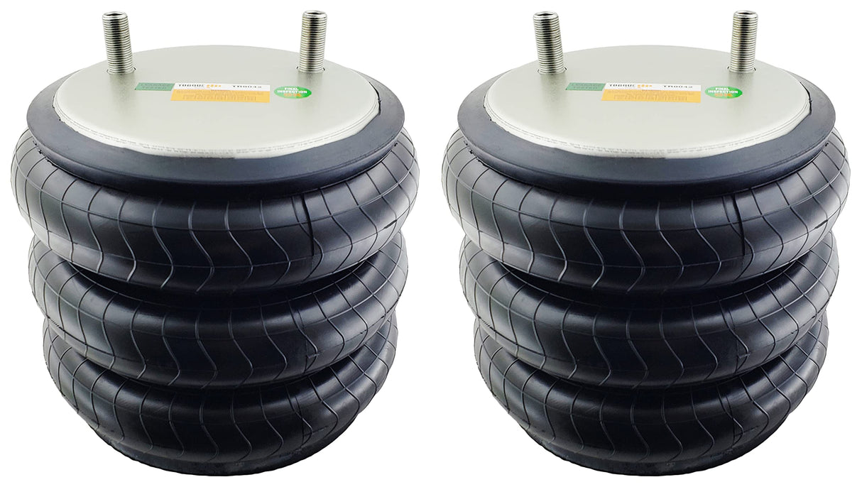 Triple Convoluted Air Spring Bag | Replacement Firestone 8042 Hendrickson 1015 | 2 Pack
