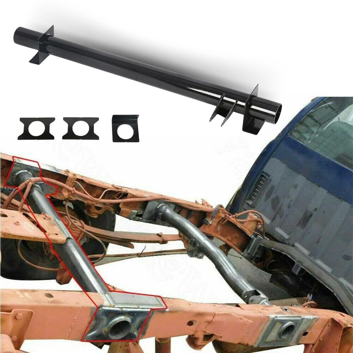 Rear Shock Mount Crossmember for 1999-2006 Chevrolet Silverado GMC Sierra 1500 2500
