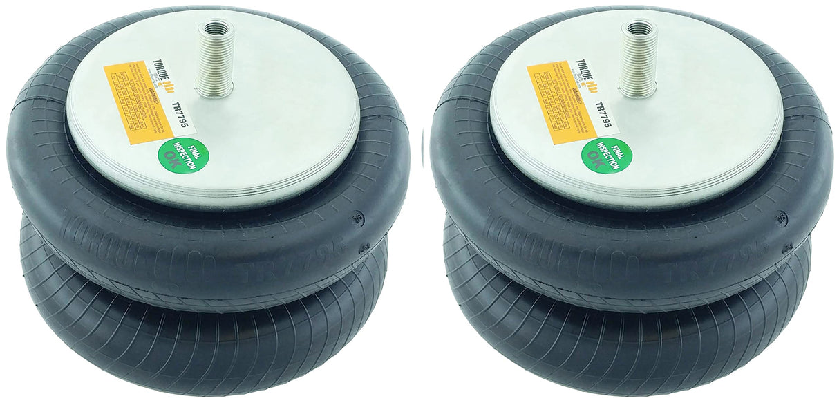 Double Convoluted Air Spring Bag | Replacement Firestone 7897 Hendrickson C-11486 | 2 Pack