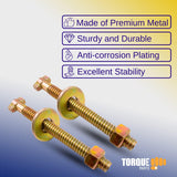 Caging Bolt Assembly for Air Brake Chamber Repair | Cage Bolt Release | 5 Pack