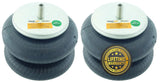 Double Convoluted Air Spring Bag | Replacement Firestone 7897 Hendrickson 2878 | 2 Pack