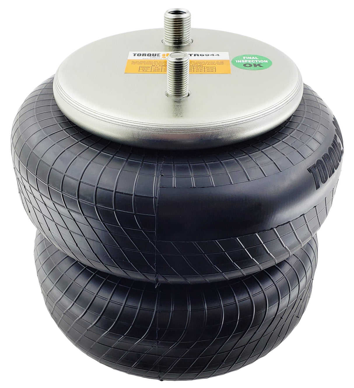 Ressort pneumatique à double convolution | Remplace Firestone 6944 Goodyear 2B9-252 | Pack de 2