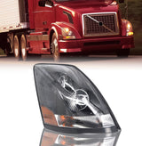 Halogen Headlight for 2004-2017 Volvo Semi Trucks | Replacement Volvo 82329127 | Right Aftermarketus Headlights