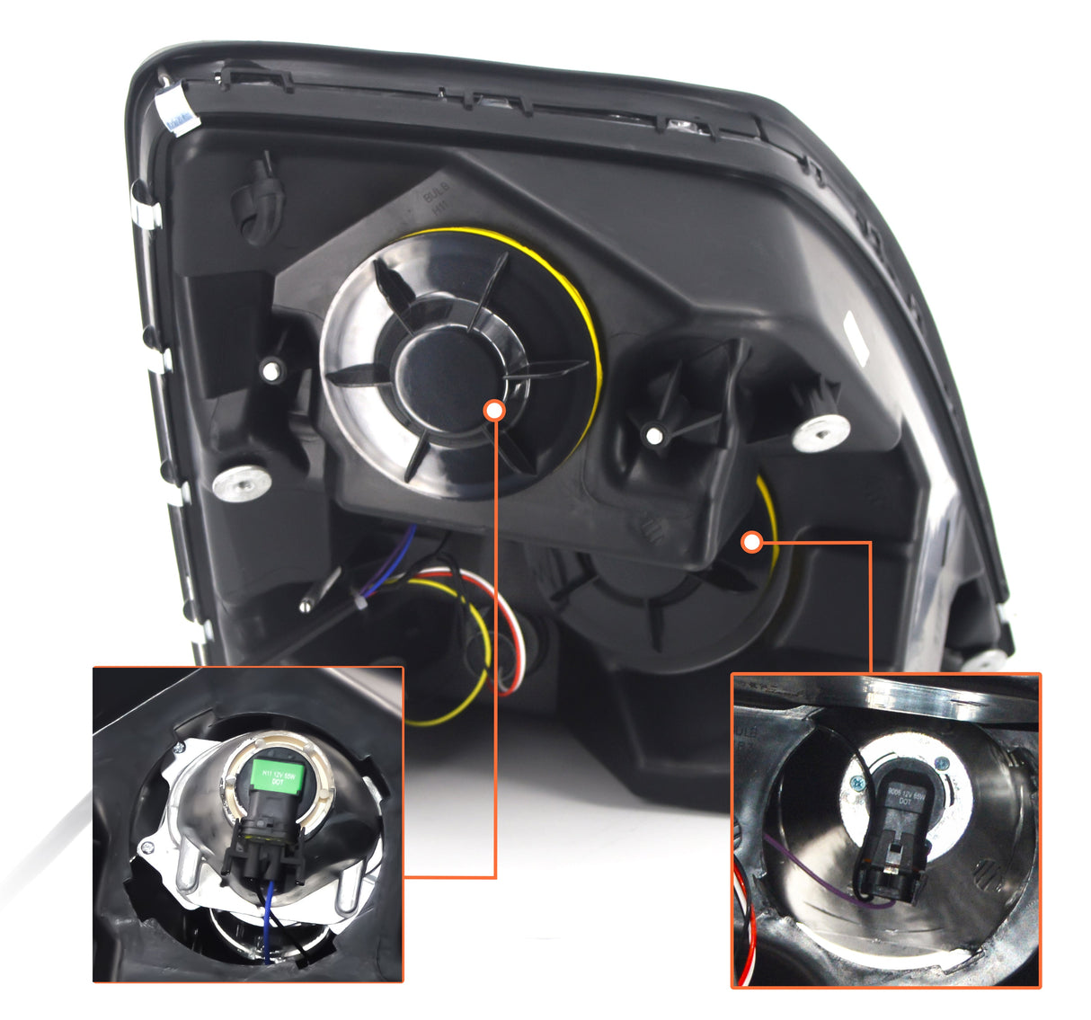 Halogen Headlight for 2004-2017 Volvo Semi Trucks | Replacement Volvo 82329127 | Right Aftermarketus Headlights