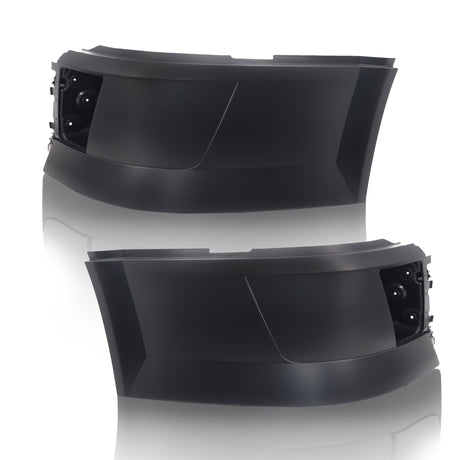 Corner Side Bumper (with Fog Light Hole) for 2004 -2015 Volvo VNL | Replacement Volvo 82364726 82364722 | Pair Aftermarketus Bumpers