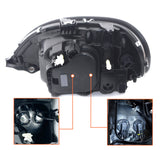 Headlight for 1996-2017 Freightliner Columbia | Replacement Freightliner A06-32496-005 | Right Aftermarketus Headlights