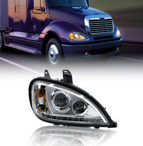 LED Headlight for 1996-2017 Freightliner Columbia | Replacement Freightliner A06-51041-001 | Right Aftermarketus Headlights