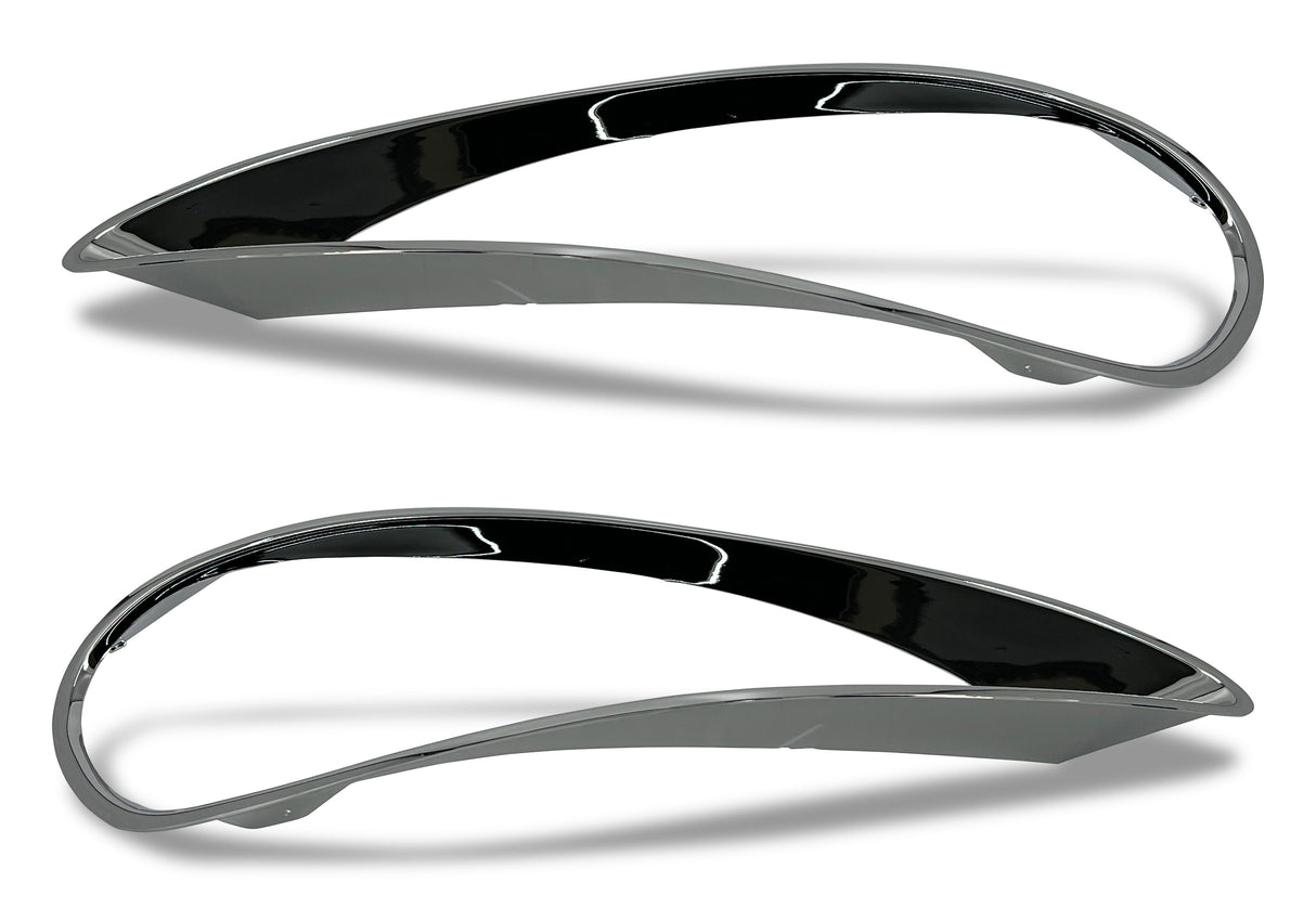LED Headlight and Chrome Bezel Set for 2001-2017 Freightliner Columbia | Pair Aftermarketus Headlights