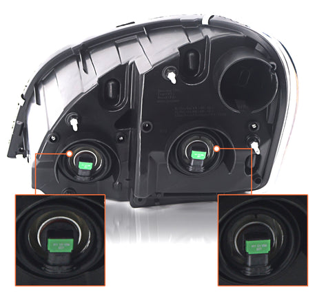 Headlight for 2008-2017 Freightliner Cascadia | Replacement Freightliner A06-51907-002 | Right Aftermarketus Headlights