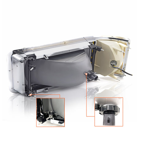 Headlight for 1990-2007 Mack CH CL Trucks | Replacement Mack 25163253 | Right Aftermarketus Headlights