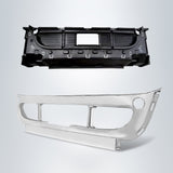 Front Bumper with Chrome Cover Replacement for 2008-2017 Freightliner Cascadia Aftermarketus Bumpers