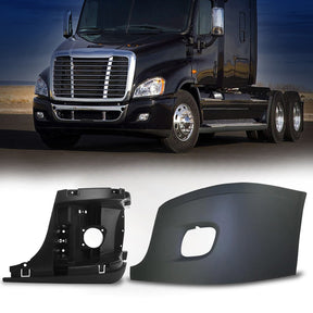 Bumper with Reinforcement Support (with Fog Light) for 2008-2017 Freightliner Cascadia | Left Aftermarketus Bumpers
