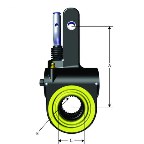 Automatic Brake Slack Adjuster - 4 Pieces (Replaces AS1169) Aftermarketus Slack Adjusters