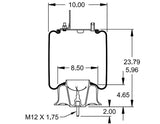 Air Spring Bag for Navistar International Trucks - Replaces Firestone 1191, Navistar 3541731C1, Goodyear 1R12-432 Aftermarketus Reversible Sleeve Air Springs
