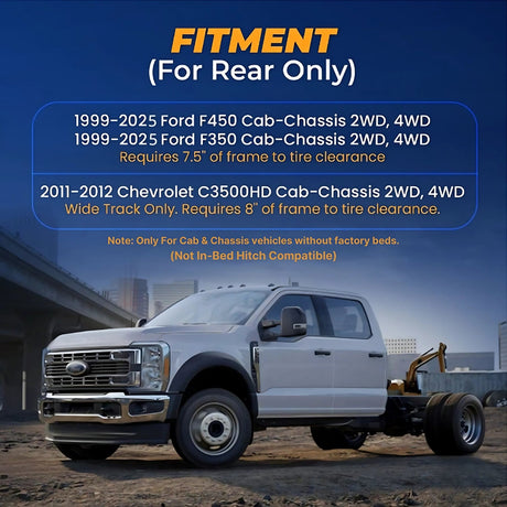 Air Bag Suspension Kit For 1999-2025 Ford F450 Cab Chassis Work As Airlift 57345  Air Helper Kits for Pick-up(s)