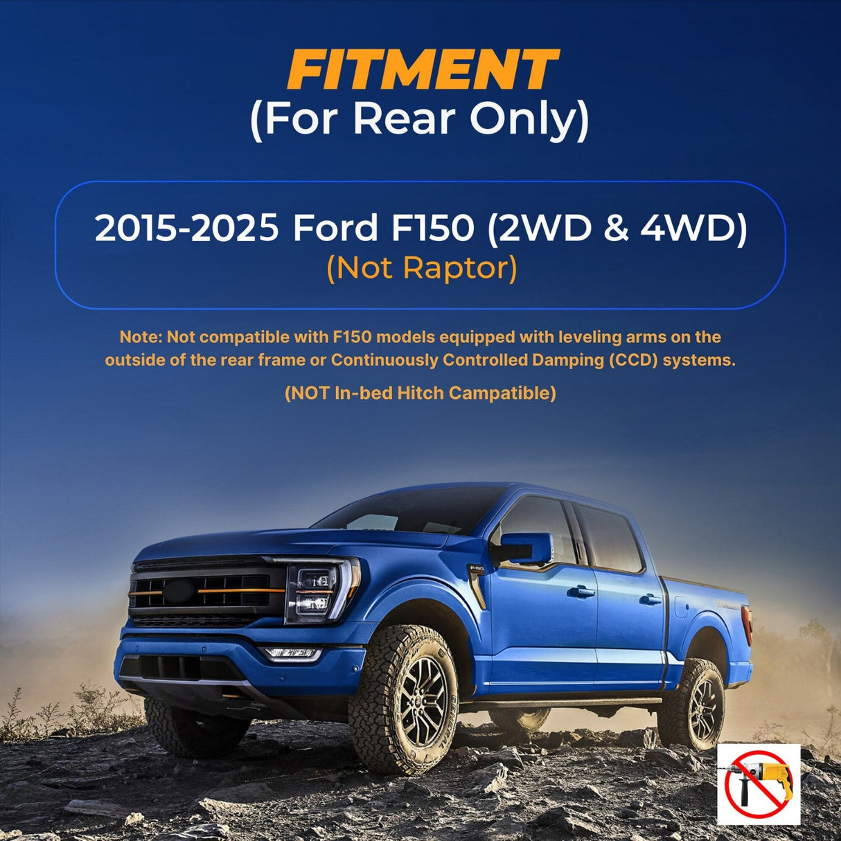 7500 lbs Air Bag Suspension Kit for 2015-2025 Ford F150 -  Torque Air Helper Kits for Pick-up(s)